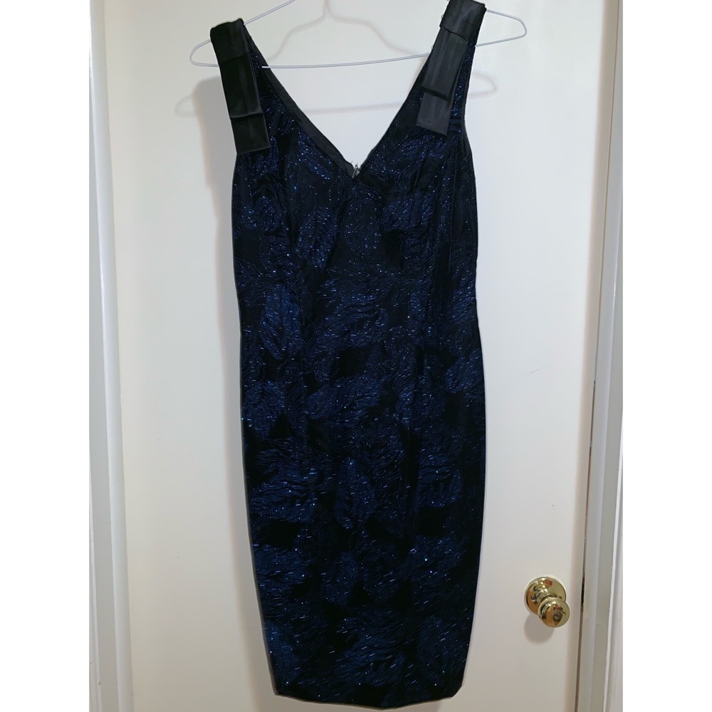 NWT Roberta Black and Navy Dress